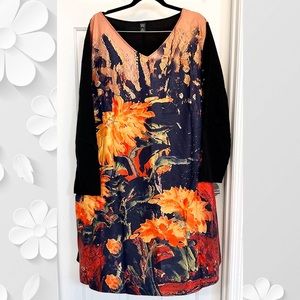 Colorful Dress Size 18/20 US please read description and check measurements